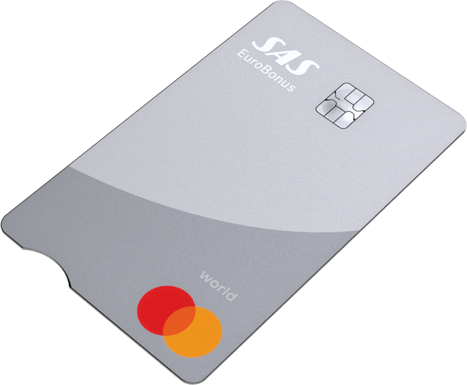 Snedställt Platinumkort.